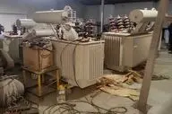 کشف انبار ترانس برق صنعتی قاچاق ۲۰۰ میلیاردی در شهریار