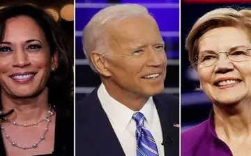  پیشتازی ۱۰ درصدی بایدن نسبت به نزدیکترین رقیب دموکرات