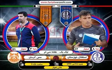 بهترین تیم نیم فصل دوم بدنبال تداوم موفقیت‌ها/ روز سخت شاگردان حسینی در اهواز 