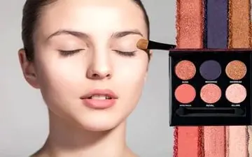 زیبایی چشم‌ها با یک آرایش حرفه‌ای