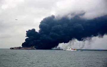 فیلم جدید تلویزیون چین از عملیات نجات نفتکش سانچی