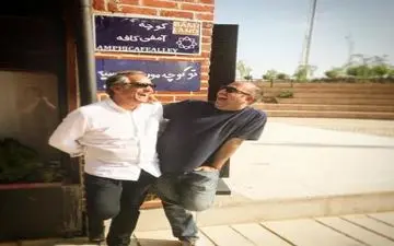 "علی اوجی" میهمان آمفی کافه "مجید مظفری" و دخترش + عکس