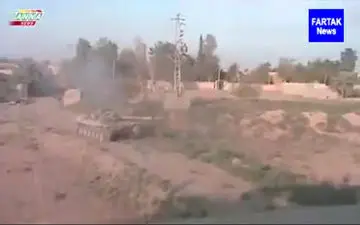 نبرد دیرالزور از دوربین روسیه + فیلم
