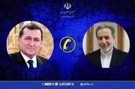 گفت‌وگوی تلفنی وزرای امور خارجه ایران و ترکمنستان