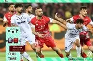 خلاصه بازی پرسپولیس 2 - ملوان 0 + ویدئو