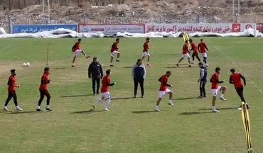 برگزاری تمرین تیم فوتبال تراکتور در تبریز 
