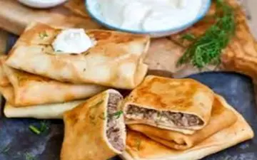 طرز تهیه کرپ پیتزا با ژامبون و پنیر | بچه ها خیلی خوششون میاد!