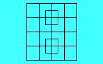 افراد باهوش هم نمی‌توانند تعداد دقیق مربع‌ها را پیدا کنند؟ | اگر تیز هوش هستی تعداد دقیق مربع ها رو بگو + پاسخ