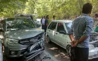 تصادف زنجیره‌ای خونین 4 خودرو در پارک ملی گلستان+جزییات 