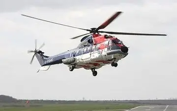 انتقال کارگر قطع عضو به بیمارستان با بالگرد