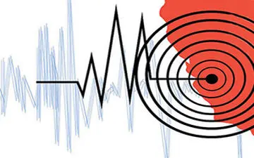 ریزش کوه بر اثر زلزله ۵.۲ ریشتری سی سخت + فیلم