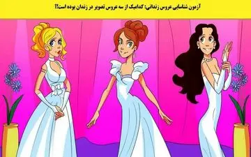 تست هوش| کدام عروس قبلا در زندان بوده است..؟