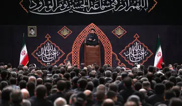 مراسم عزاداری شب تاسوعای حسینی‌ در حسینیه امام خمینی (ره) برگزار شد