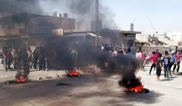 تظاهرات اهالی استان الحسکه سوریه علیه نیروهای وابسته به آمریکا