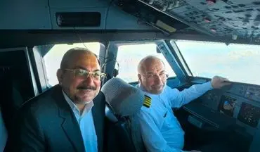 قالیباف هدایت پرواز تهران به بجنورد را برعهده داشت