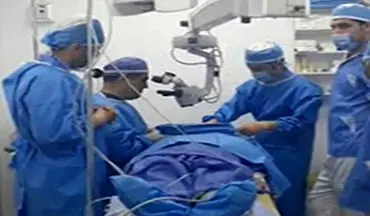 عمل جراحی وزیر بهداشت در مناطق زلزله زده استان کرمانشاه + فیلم