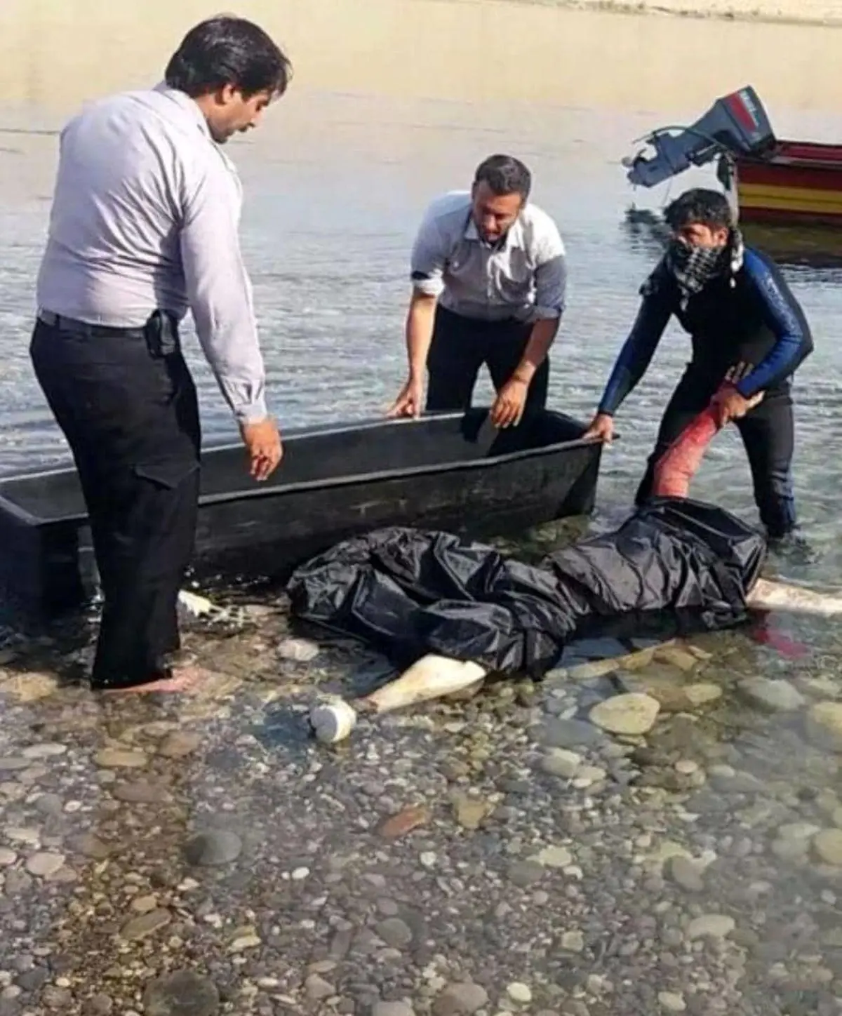پیدا شدن جسد مرد گمشده گیلانی در رودخانه + عکس 