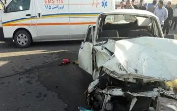 یک کشته و 9 مصدوم در تصادف تندر با پیکان در نائین