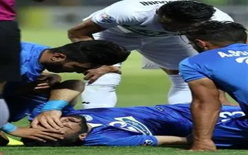 ستاره استقلال مصدوم شد؛ نگرانی در اردوی آبی پوشان 