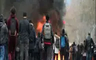دانش آموزان فرانسوی به معترضان جلیقه زرد پیوستند + فیلم