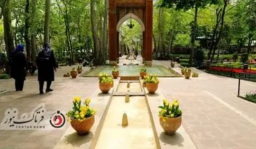 اختصاصی/ تصاویری بسیار دیدنی از باغ ایرانی «بوستان لاله‌های رنگین» در بهار ۱۴۰۰ 
