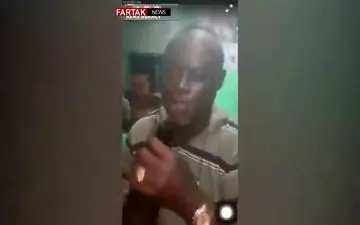 مردی که شیشه می‌خورد! + فیلم