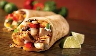 غذای خوشمزه و همه پسند| بوریتو مرغ و نان فانتزی 
