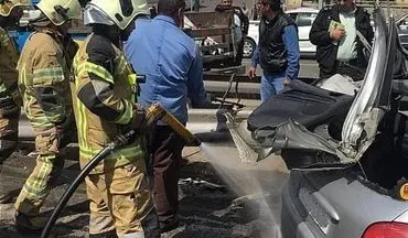 تصادف مرگبار در محور نهبندان-بیرجند؛ جان باختن راننده پژو
