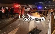 حادثه رانندگی مرگبار خودرو زانتیا در محور کرمانشاه - بیستون با ۳ کشته