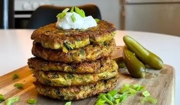 طرز تهیه کوکو کدو سبز و سیب زمینی؛ خوشمزه و کم‌کالری