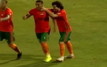 گل اول مس رفسنجان به پیکان توسط محبی | فیلم