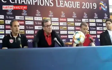 نشست خبری برانکو پیش از بازی با السد + فیلم