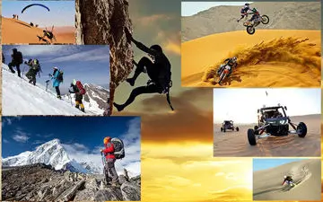 بی نظیر بودن پاراگلایدر سواری بر روی تپه اردشیر یزد در دنیا