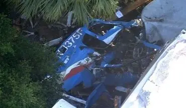 سقوط بالگرد پلیس آمریکا در «هیوستون» و مرگ کمک خلبان پرواز