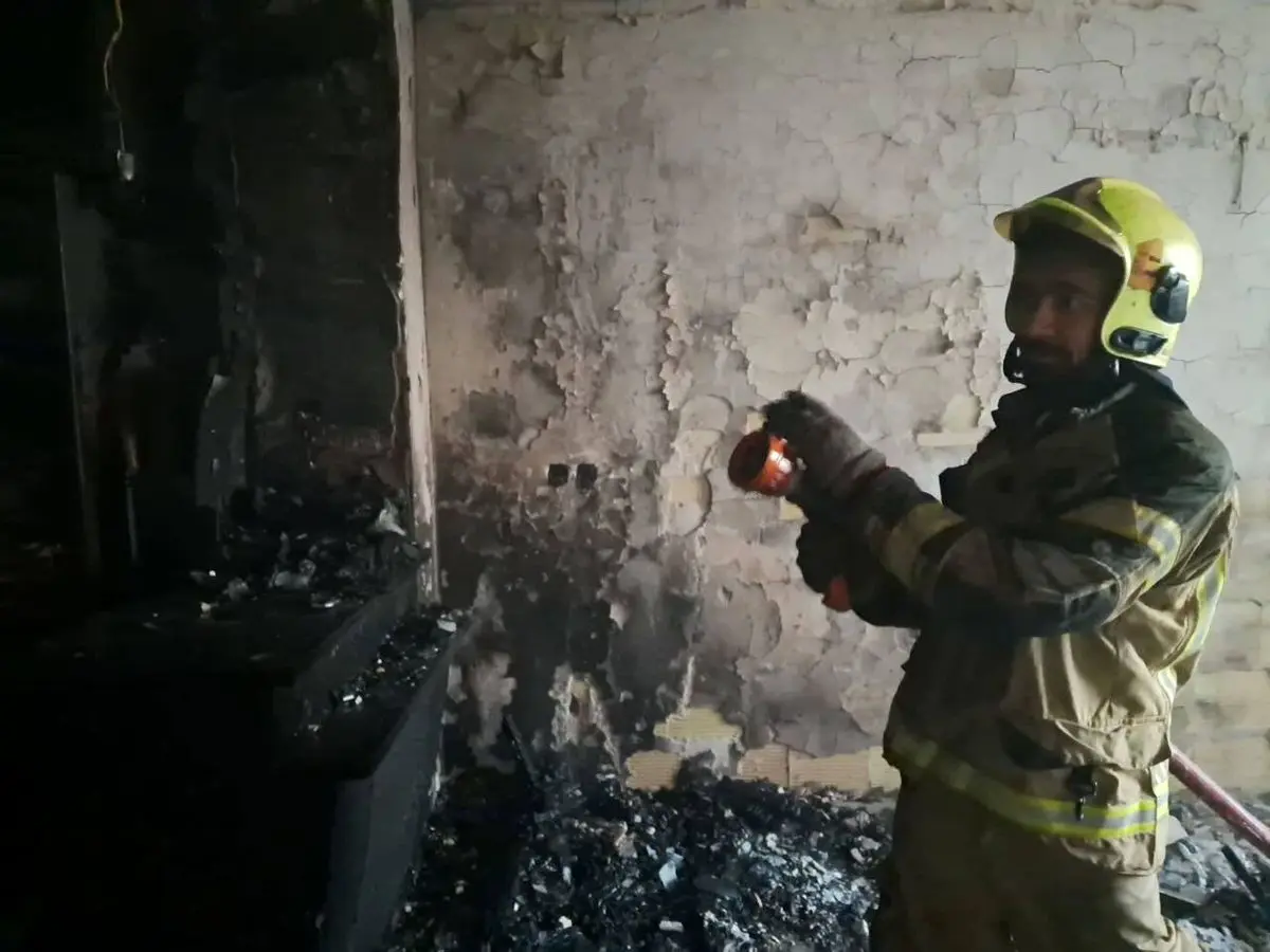 آتش‌سوزی مرگبار در شهر شهباز؛ یک نفر جان باخت