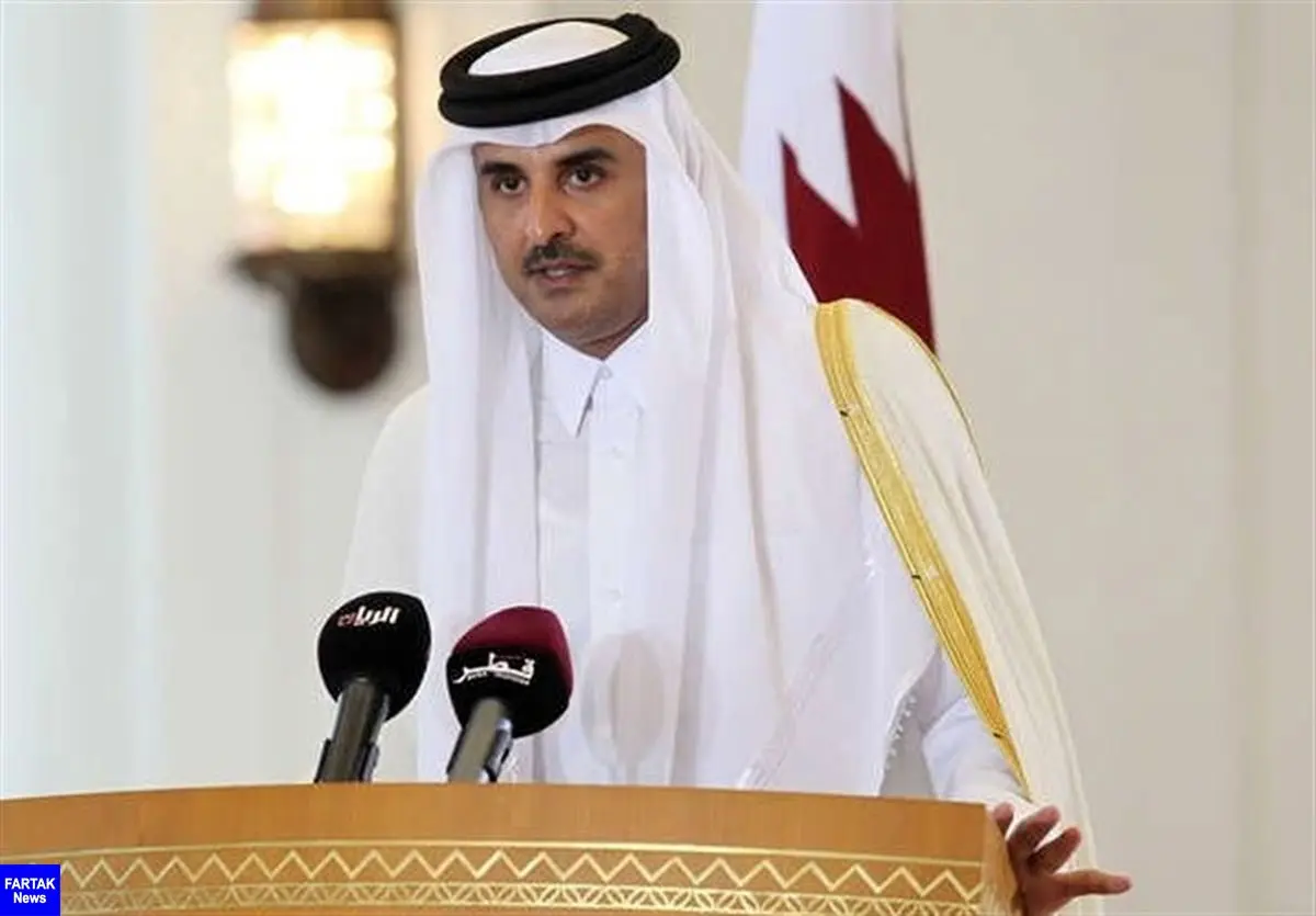 تماس تلفنی امیر قطر و نخست‌وزیر بحرین
