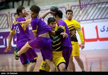  فینال رقابتهای هندبال جوانان ایران - سبزوار + تصاویر