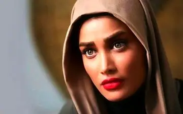 گریم عجیب و دیده نشده خانم بازیگر/عکس