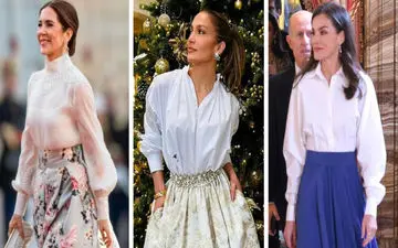 بلوز سفید و دامن رنگی؛ فرمول شیک‌پوشی زنان اصیل در تابستان