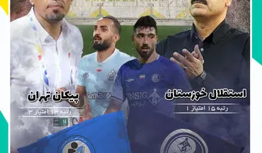 استقلال خوزستان  - پیکان؛ فرار از قعر جدول 