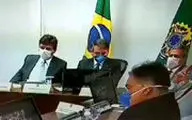 سرفه‌های رییس جمهور برزیل پس از مثبت‌شدن تست کرونای معاونانش