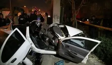 مرگ و مجروحیت در محور میاندوآب – مهاباد؛ یک کشته و هشت مصدوم در تصادف زنجیره‌ای