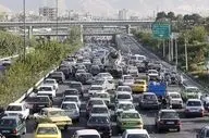 جدیدترین وضعیت ترافیکی معابر و بزرگراه‌های شهر تهران
