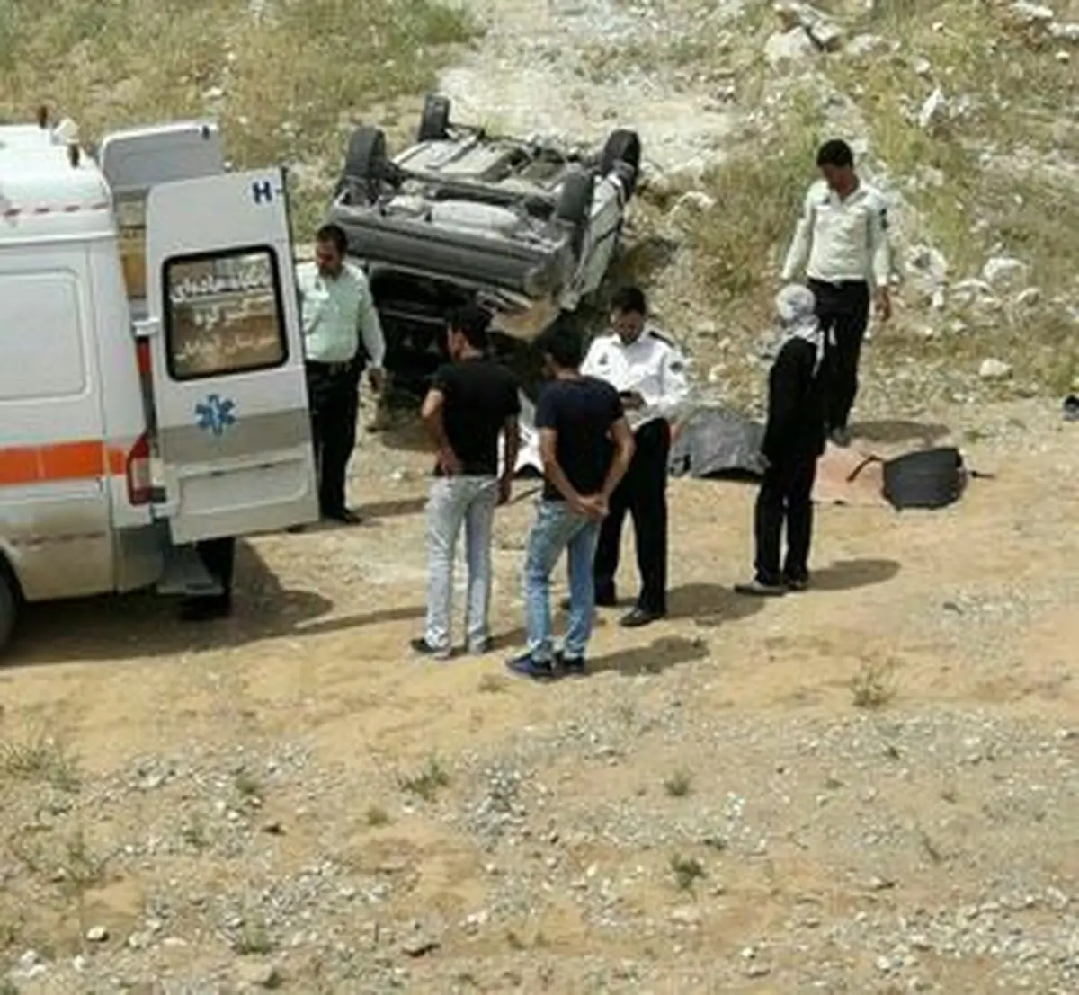 مرگ ۲ دختر دانشجو درپی سقوط خودرو به رودخانه در گیلان 