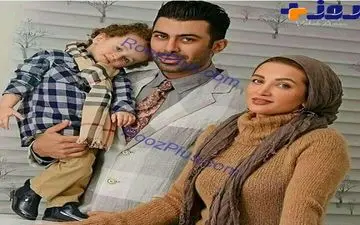 خانم بازیگر ایرانی در کنار همسر مدل خود +عکس