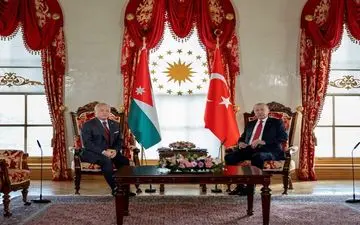 اردوغان و پادشاه اردن درباره پرونده‌های سوریه، غزه و ایران رایزنی کردند