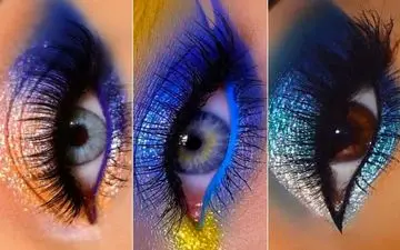 با آرایش چشم آبی شاینی، چشمانی مسحورکننده داشته باشید