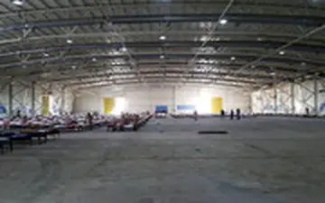 نقاهتگاه ۲ هزار تختخوابی که ارتش در کمتر از ۲۴ ساعت ساخت