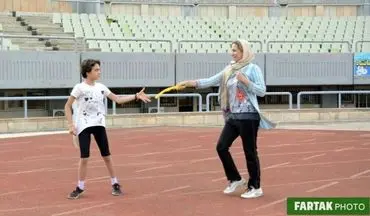 رقابت‌های دو و میدانی مادر و کودک در  کرمانشاه