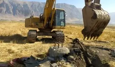 انسداد ۱۱۶ حلقه چاه غیرمجاز طی یک روز در میاندربند کرمانشاه 